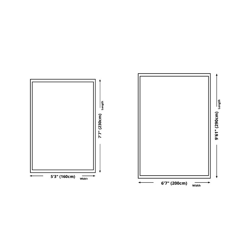 Khaki Modern Carpet Geometric Pattern Polyester Area Rug Easy Care Rug for Home Decor