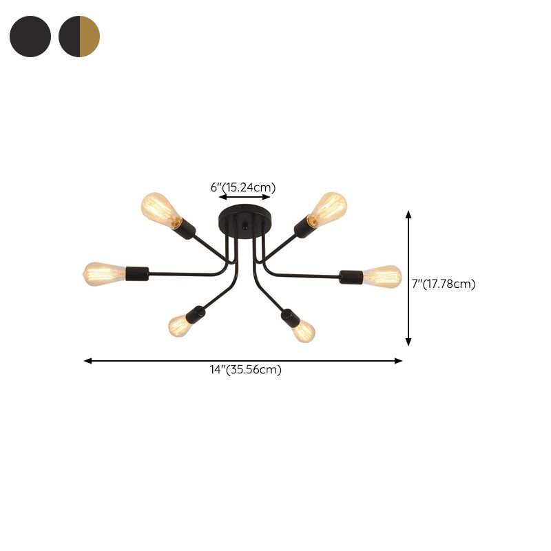 Contemporary Ceiling Lamp Minimalism Flush Mount Light Fixture