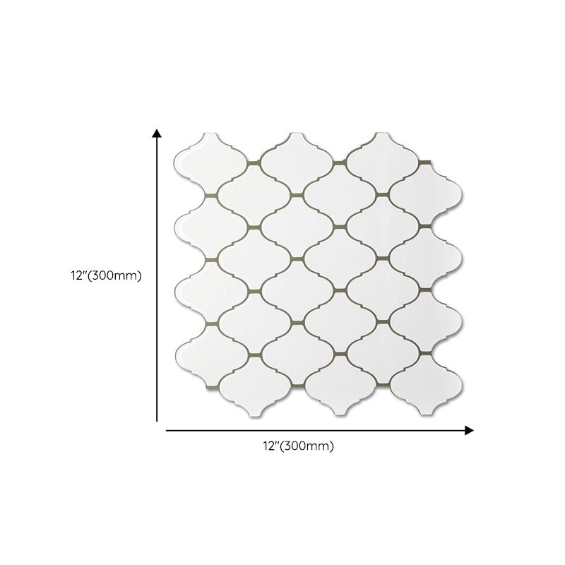 Modern Peel and Stick Tiles PVC Herringbone Peel and Stick Backsplash Wall Tile