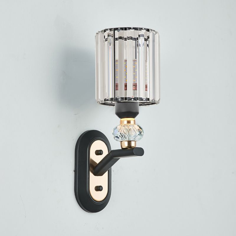 Éclairage mural en verre transparent contemporain