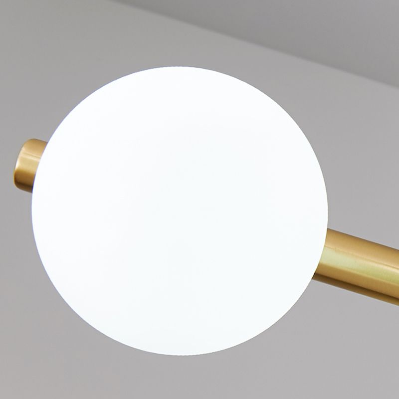 Modern Ball Pendant Lighting Glass Island Lamp for Dining Room