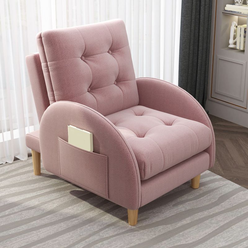 26.37" L x 29.52" W x 37.40" H Accent Armchair with Adjustable Tufted Back
