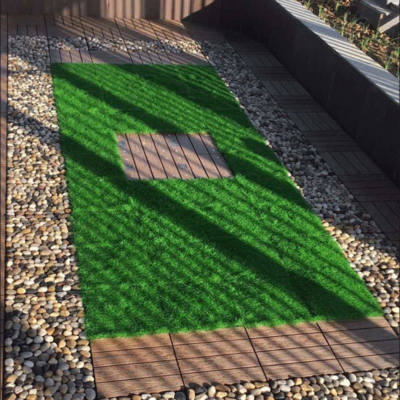 Square Snapping Patio Flooring Tiles Striped Pattern Flooring Tiles