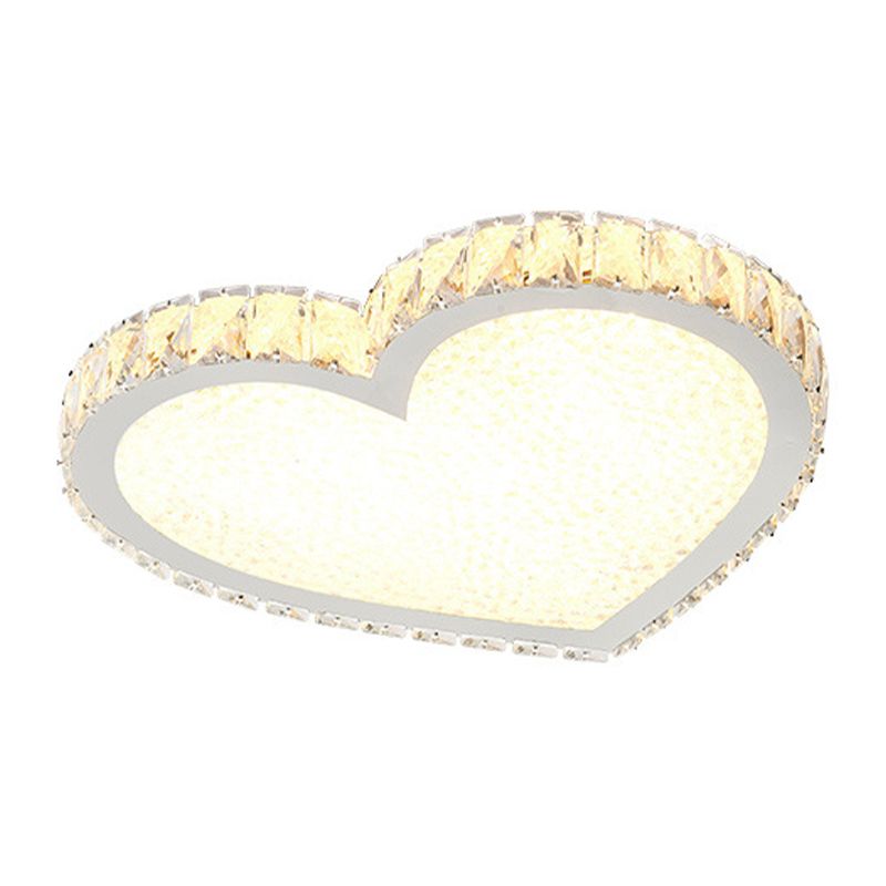 Lámpara de techo empotrada LED, iluminación nórdica empotrada con pantalla de cristal para dormitorio