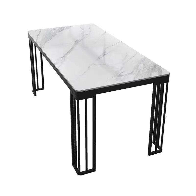 Modern 1/2/6/7 Pieces Dinette Set with White Sintered Stone Top Rectangle Dining Table Set