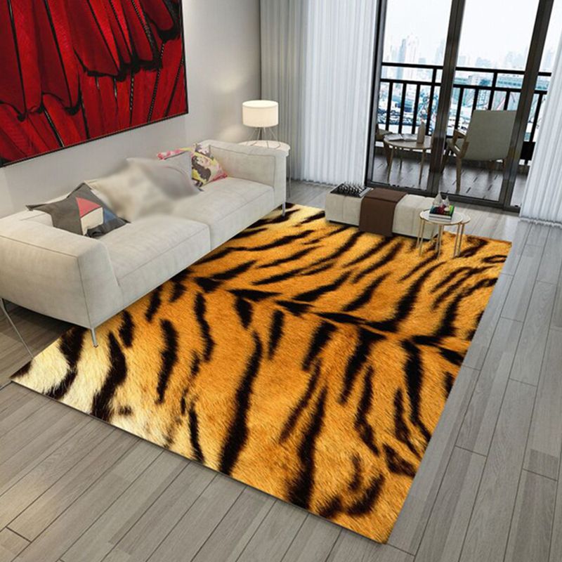 Bold Home Decoration Carpet Animal Pattern Area Rug Polyester Stain Resistant Indoor Carpet