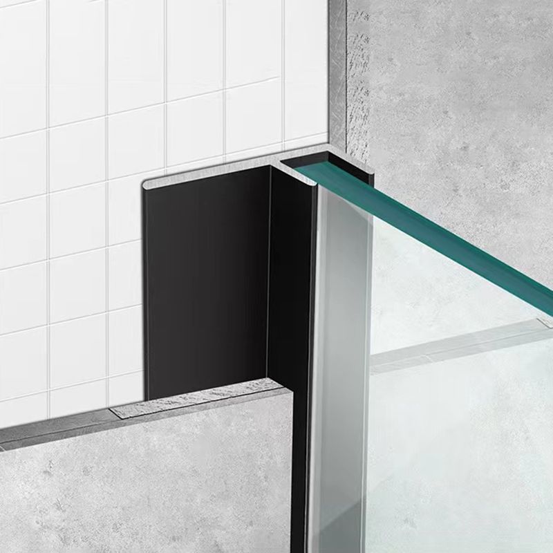 Tempered Hinged Shower Bath Door Transparent Frameless Shower Door
