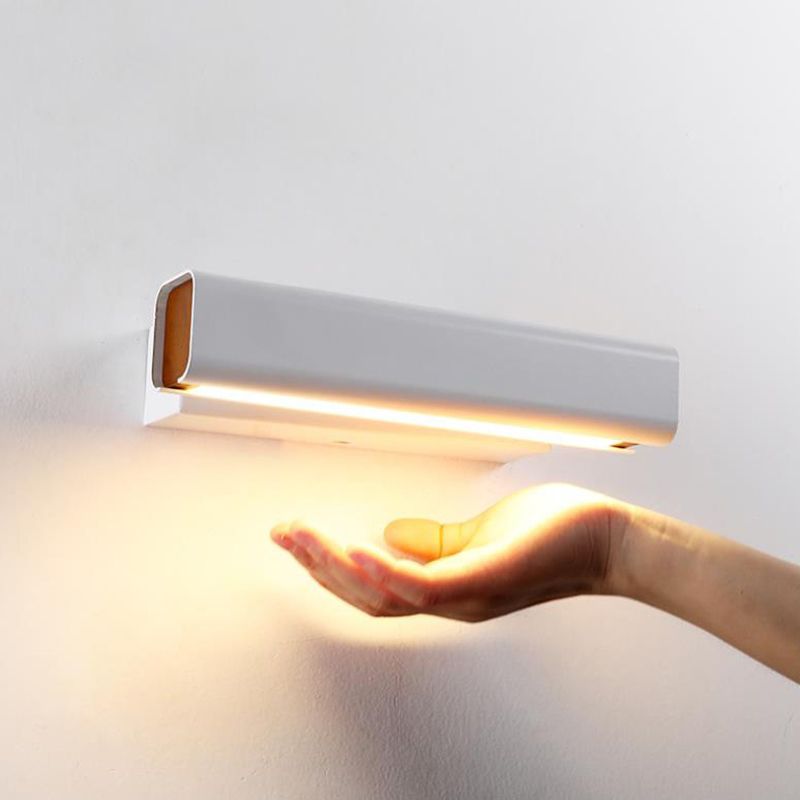 Moderne minimalistische stijl rechthoek SCONCE LILMTURES Metalen wandverlichting voor slaapkamer