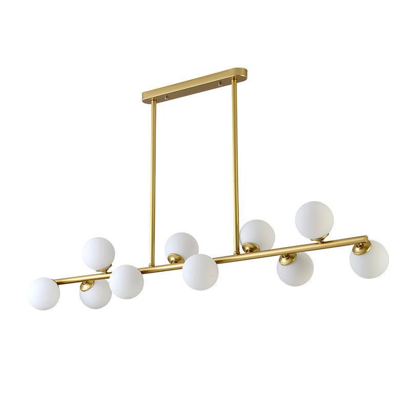 Modo Island Ceiling Light Simplicity White Glass Dining Room Hanging Pendant Light