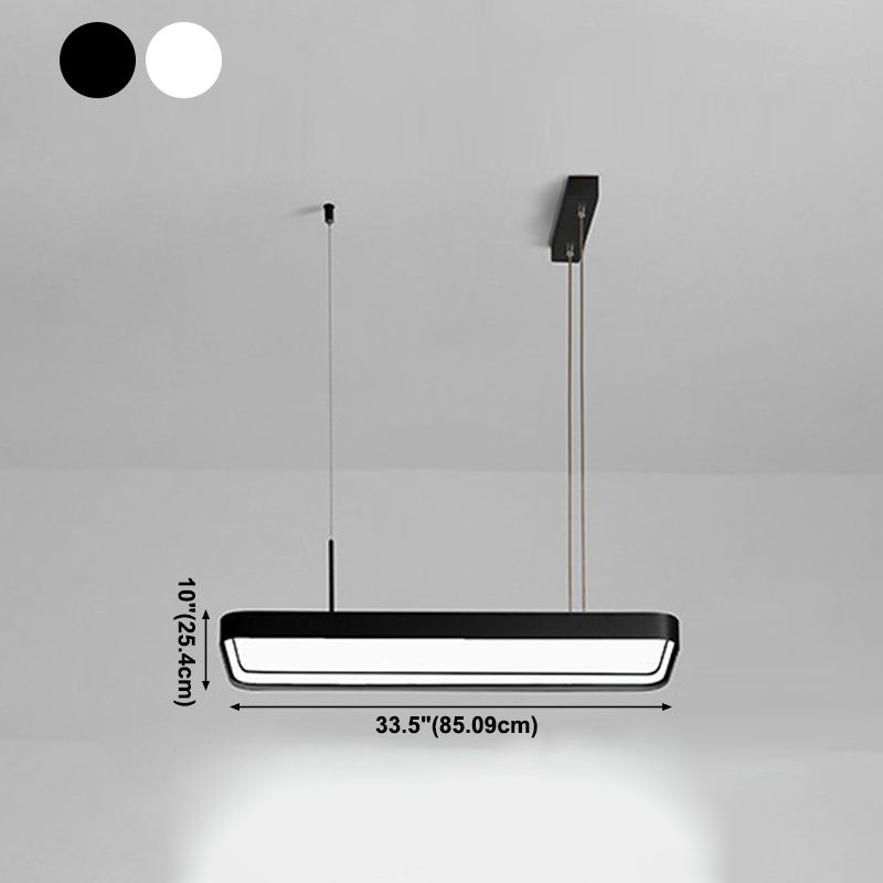 Modern Style Dining Chandelier Lamp Dining Room Simple LED Pendant Light Fixture