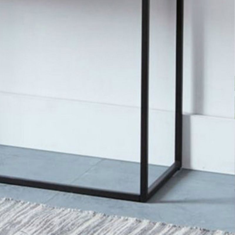Metal Contemporary Console Table 31.5" H Rectangle End Table