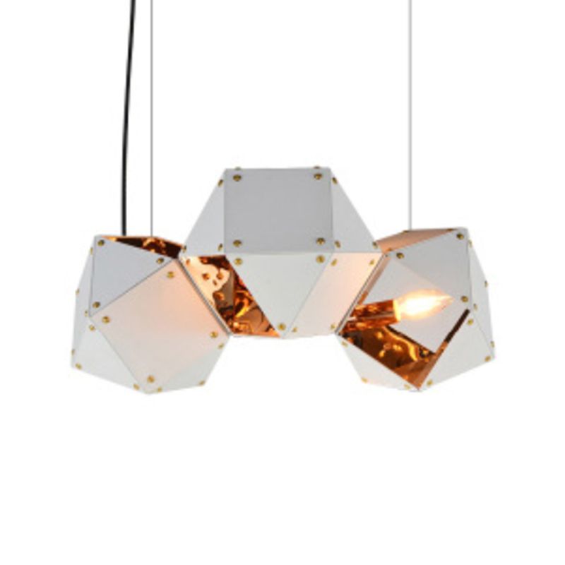 Modern Style Hanging Island Light Metal Dining Room Island Chandelier