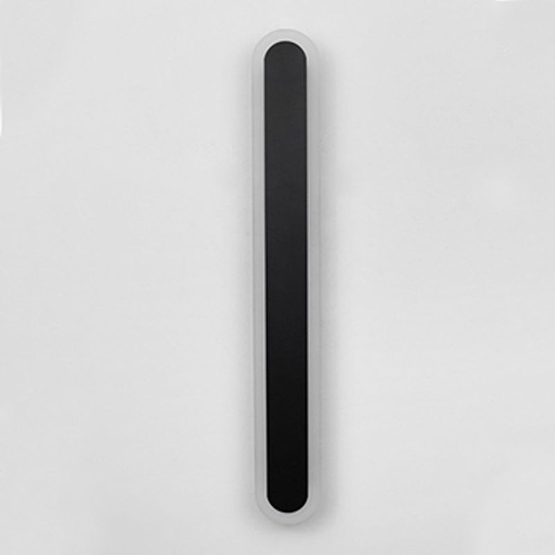 Linear Shade 1 Light Wall Sconce Modern Style Metal Wall Mount Light Fixture