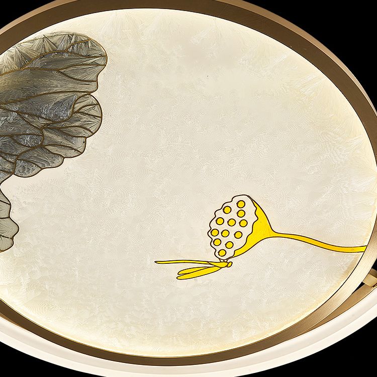 Chinese minimalisme-stijl LED hanger kroonluchter licht geometrische tweedaagse kroonluchter lamp