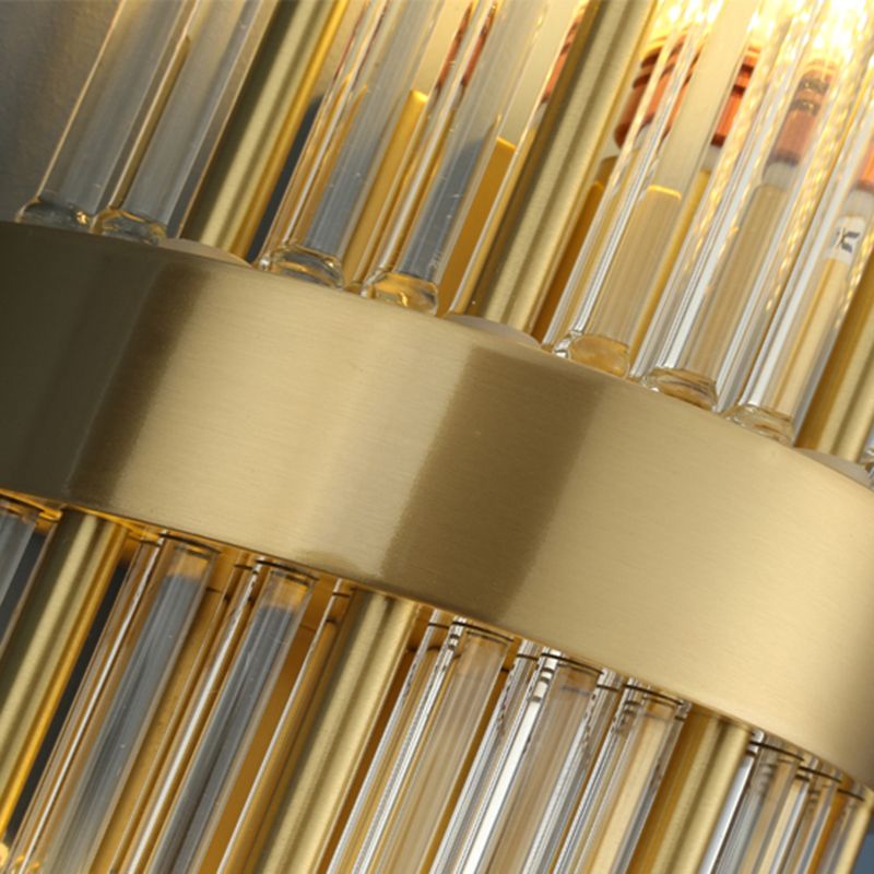 2 LA LA LA LUCCHI Crystal Fullo Scontro Scontro MOTORE UNICO MODERNO MOLTIRE LUME DELLA parete trasparente