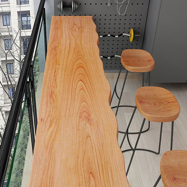 Contemporary Bar Table Set 1/2/4 Pieces Solid Wood Pub Table Set for Indoor