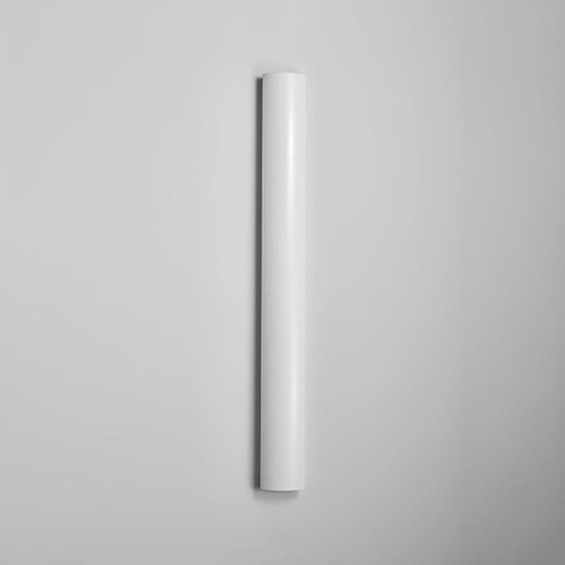 Metal Linear Shade Wall Sconce Modern Style 1-Light Wall Mount Lighting