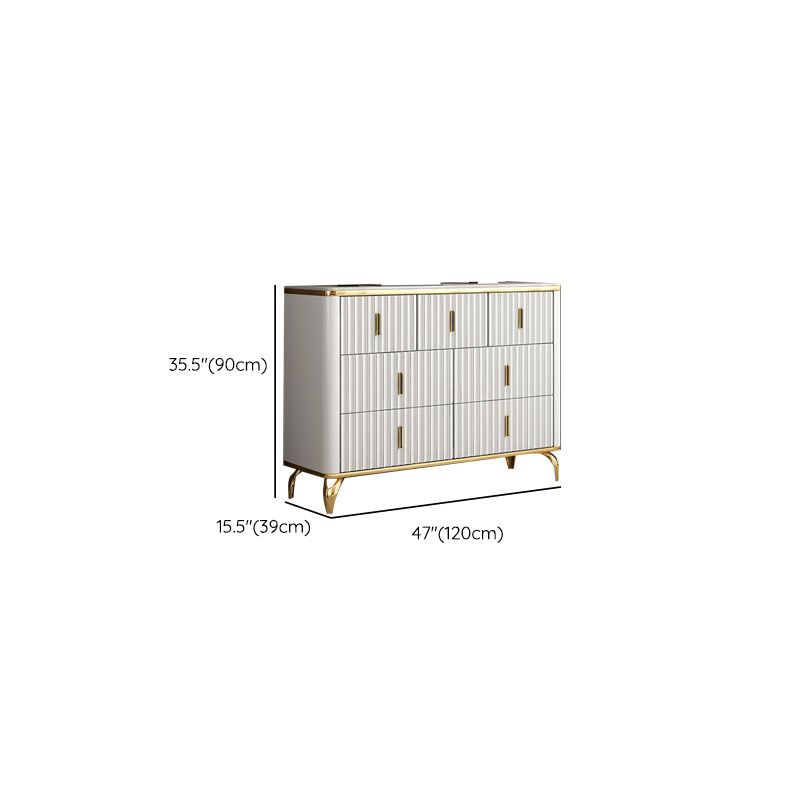 15.21-inch W Contemporary Storage Chest Stone Storage Chest Dresser