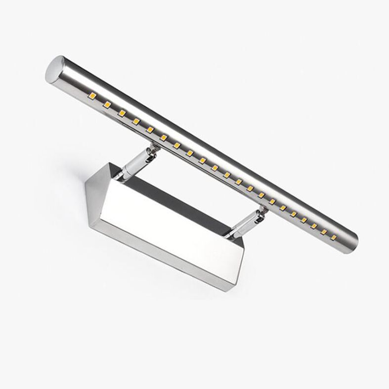 Silber Einfachheit Eitelkeit Wandleuchten LED -Wandleuchte Spiegel vordere Licht