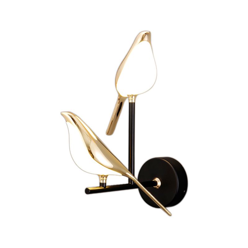 Bird Shape Wall Mount Lamp Modern Style LED with Acrylic Shade for Living Room