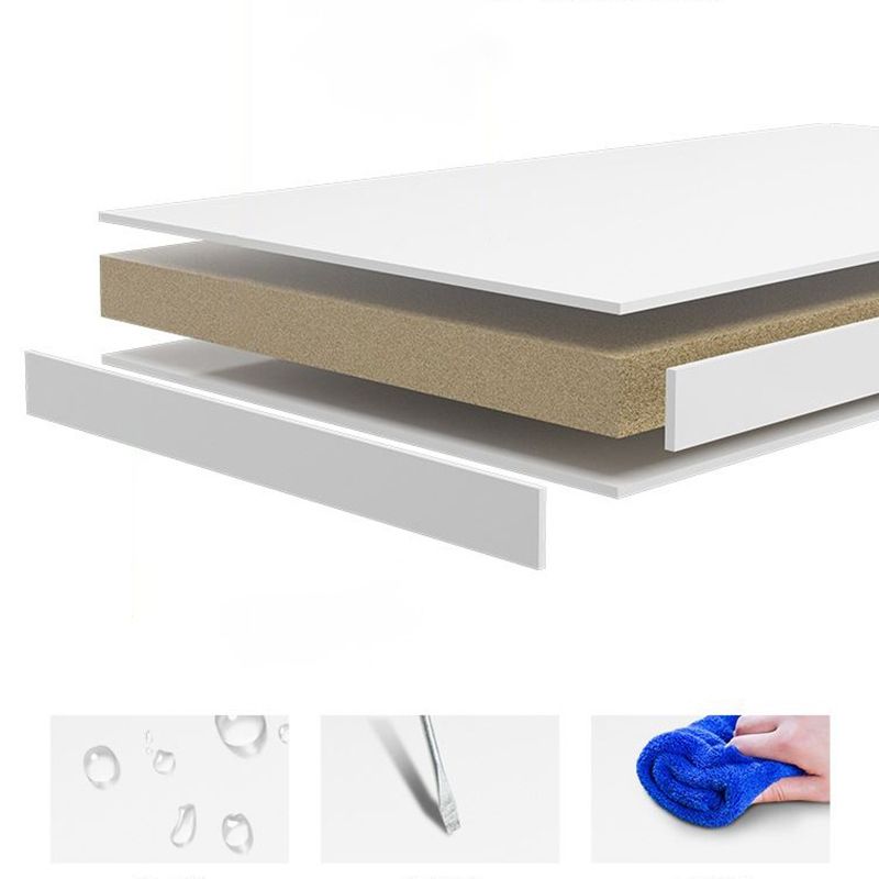 Libreria in legno fabbricato libreria verticale per classe, 15 "l x 3,9" w x 27,6 "h