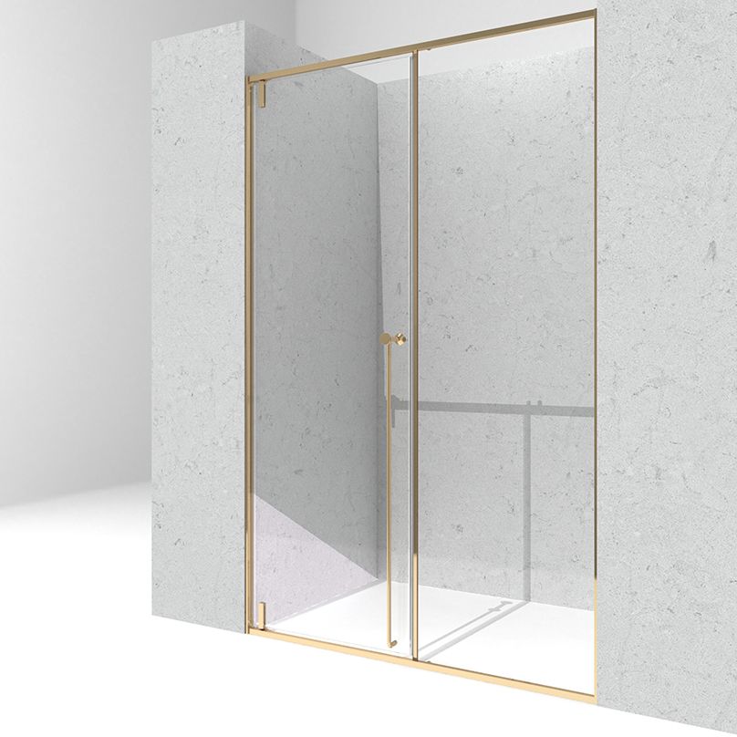 Semi Frameless Tempered Glass Shower Door Pivot Shower Doors