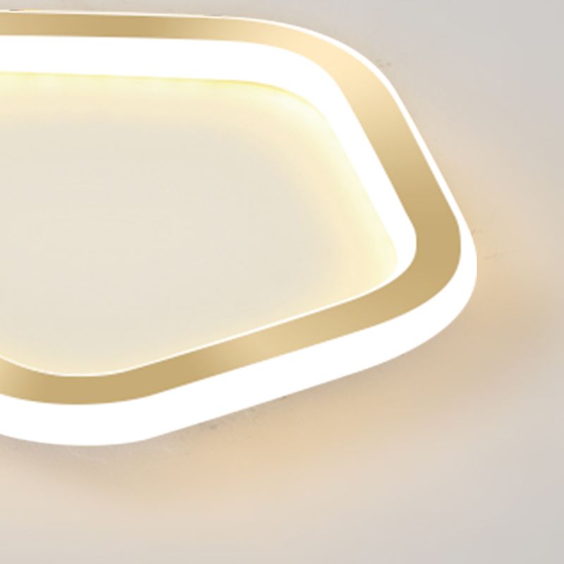 Plafonnier LED Ultra-mince à 1 lumière, nouveau plafonnier moderne en fer pour couloir