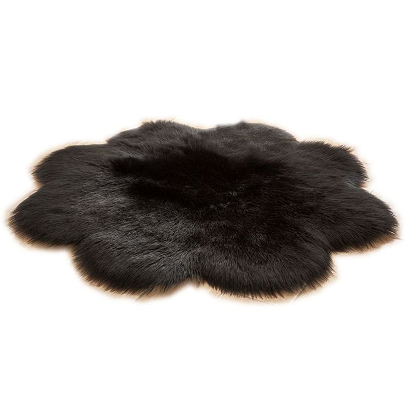 Modern Solid Color Carpet Polyester Carpet Non-Slip Backing Area Shag Rug for Living Room