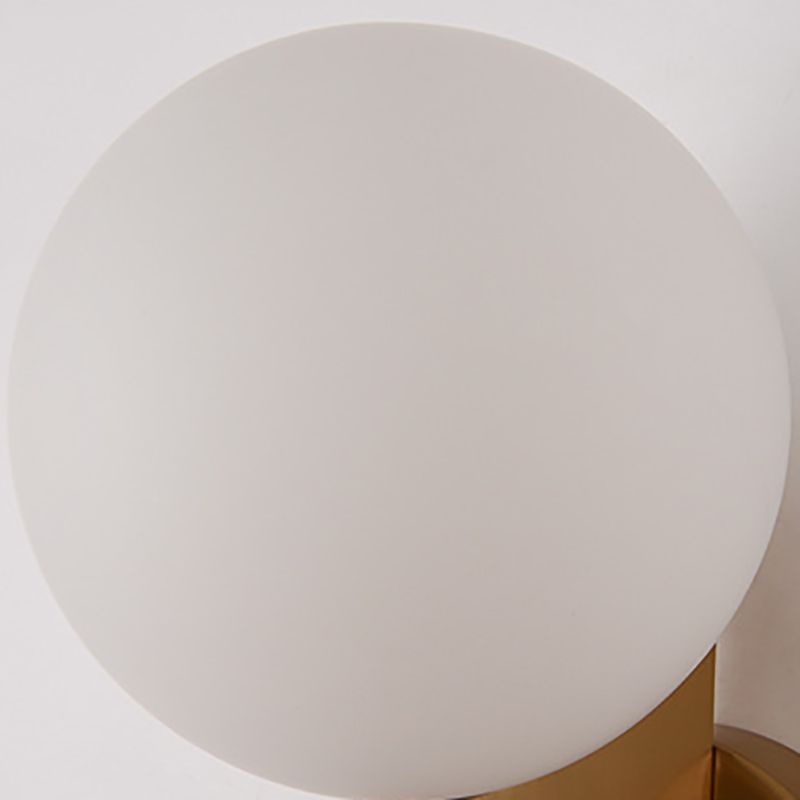 Modern Style Wall Mount Light Household Glass Shade Wall Sconce Light for Bedroom