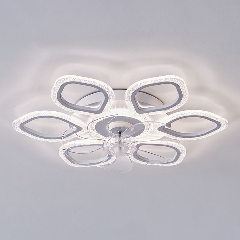 Lampada a ventola del soffitto in metallo Nordico Light Aitura del soffitto con lama a ventola ABS