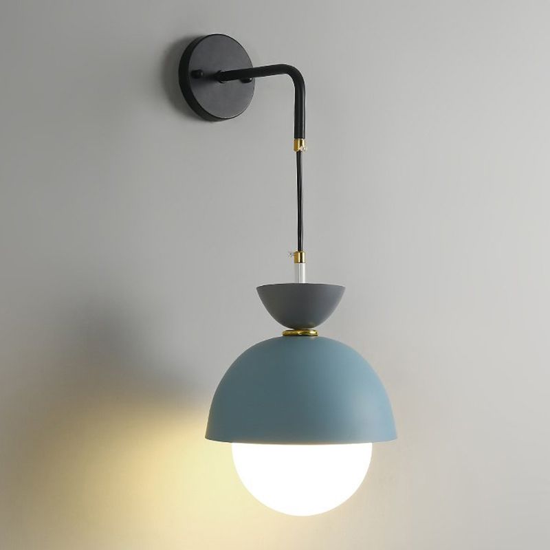 Modern Globe Shape Wall Sconce Lights 1 Light Wall Light for Dining Room