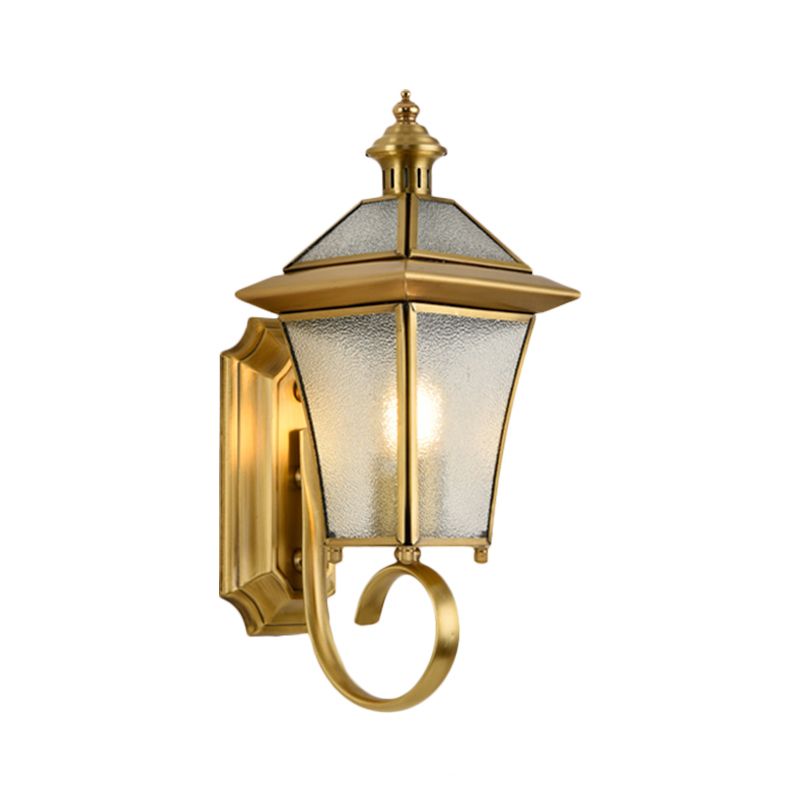 Birdcage Metal Wall Sconce Traditional 1 Bulb 14"/15" H Brass Foyer Wall Mounted Light Fixture