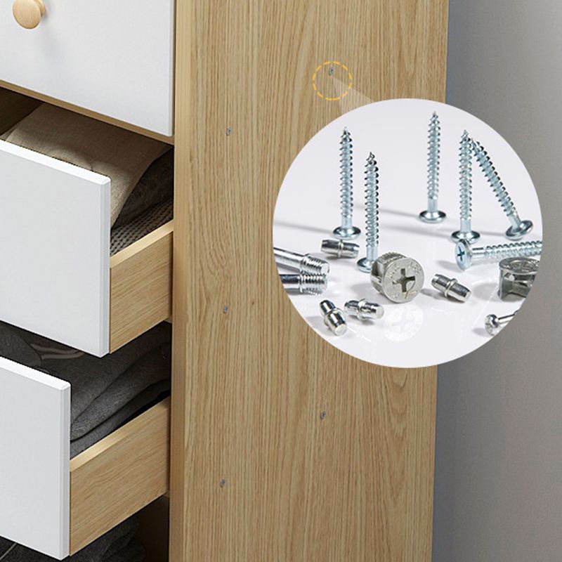 13.26-inch W Storage Chest Dresser Modern Manufactured Wood Dresser