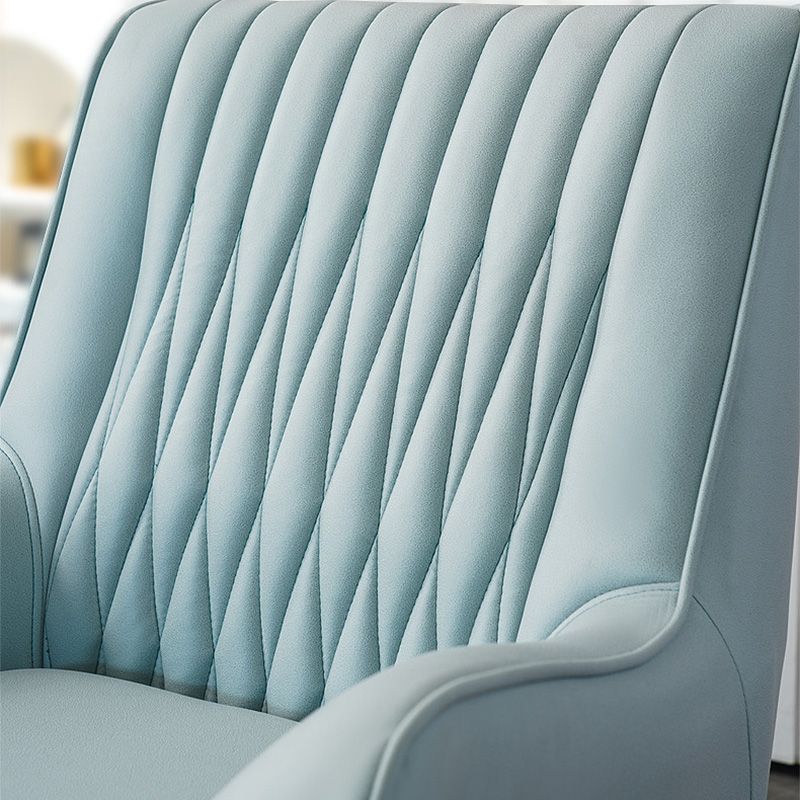 Faux Leather 31.5"W x 27.5"D x 35.4"H Armchair with Basic Four Legs for Bedroom