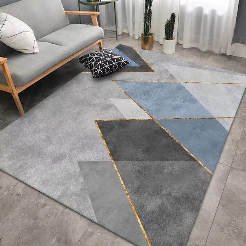 Hedendaags patchwork Tapijt Luxe polyester Area Rug vlekbestendig gebied Tapijt voor woonkamer