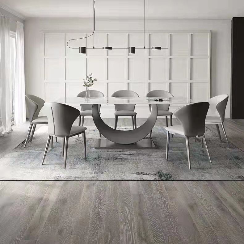 Designer Style Sintered Stone Top Dining Set 1/2/4/5/7 Pieces Dining Table with Chairs