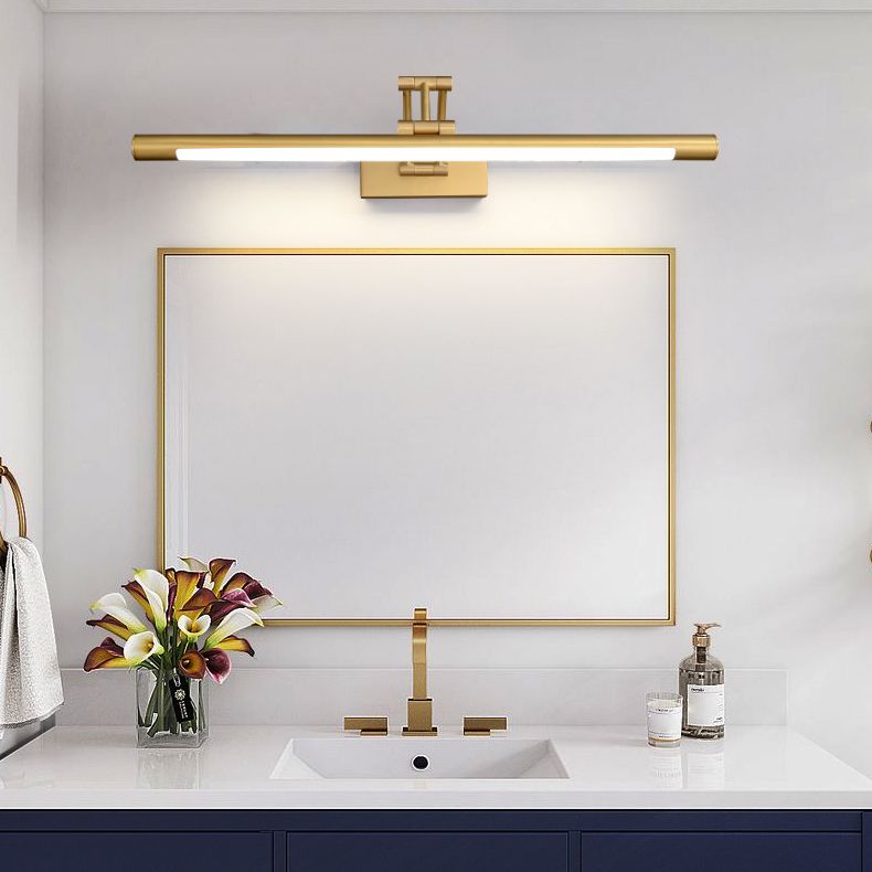 Modern Adjustable Vanity Sconce Lights Acrylic 1-Light Wall Lighting Fixture for Bathroom