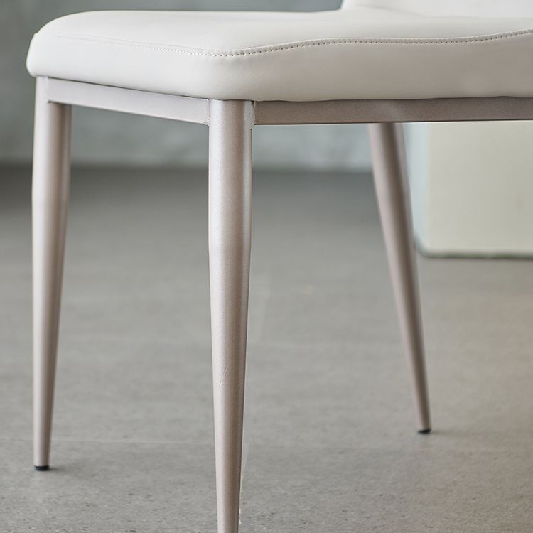 Sedia da pranzo imbottita in stile nordico sedia parsons per uso domestico