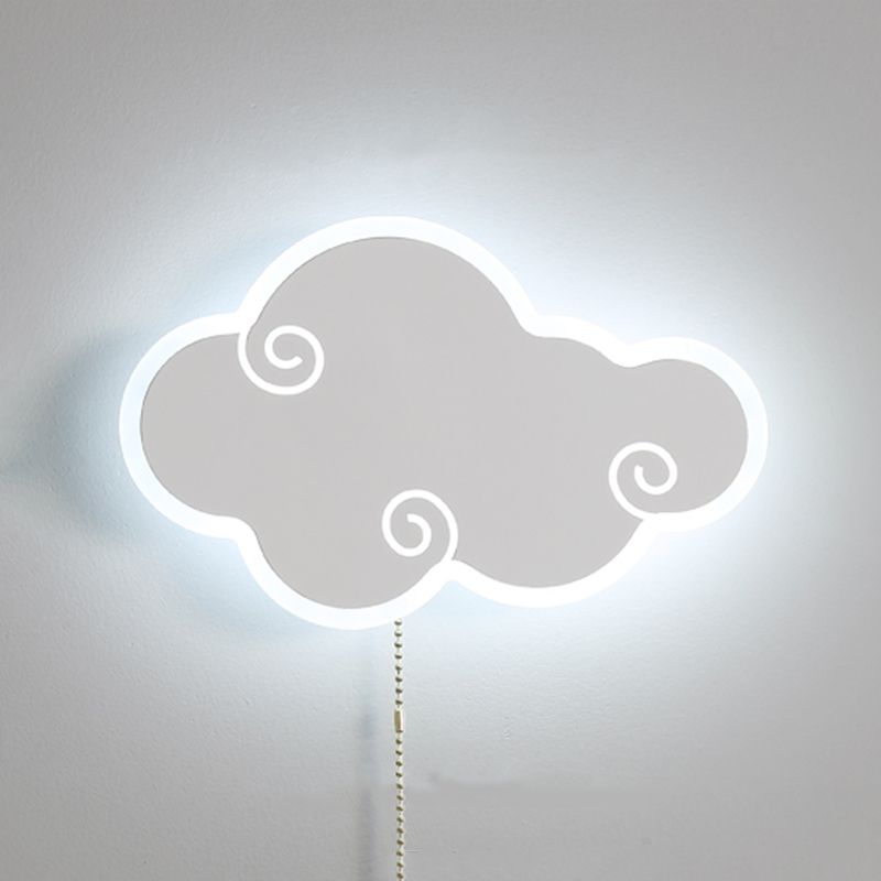 Accesorios de iluminación de la pared de la nube Metal de estilo moderno 1 Lámparas de pared de luz