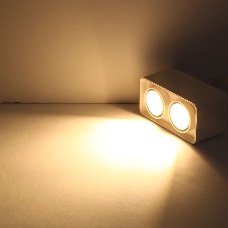 Geometry Shape LED Ceiling Lamp Modern Simple Style Aluminium Flush Mount for Aisle