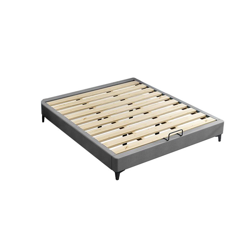 Contemporary 11.02 " Tall Wooden Frame Platform Bed for Bedroom