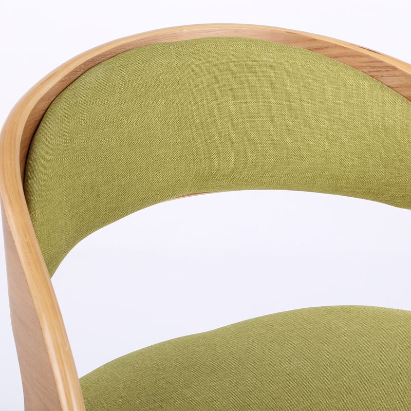 Sillas de comedor de madera de estilo moderno, respaldo abierto, silla lateral para cocina