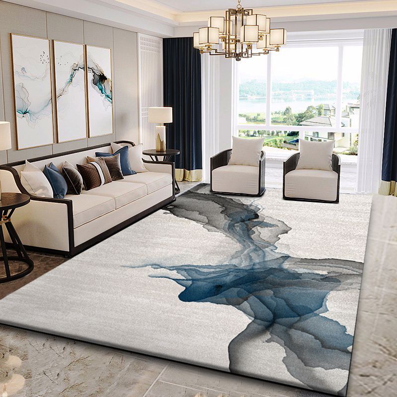 Lichtgrijze vlekken Tapijten Polyester Modern RUG WACHTABLE RUG VOOR LIDE ROOM