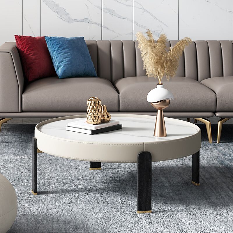 Slate Modern Coffee Table 1 Single Cocktail Table for Living Room