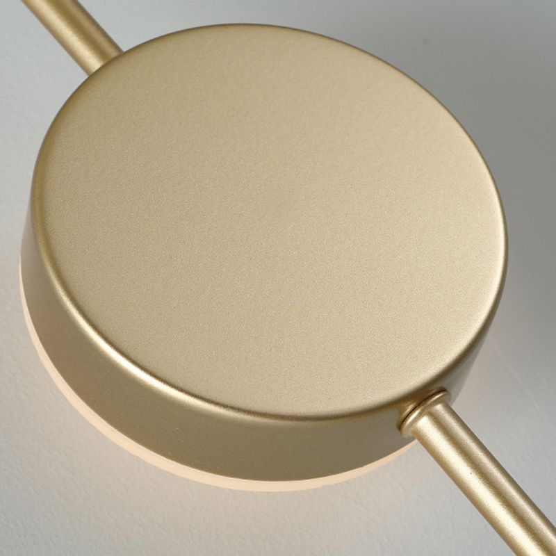 Modern Wall Light Fixture Metal 3 Light Wall Mounted Lighting for Living Room