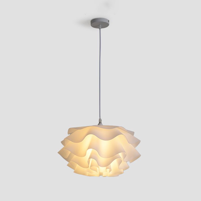 1 Leichter Acryl -Schattenhänge -Leuchte -Leuchte moderne einfache Wohnzimmer -Anhänger Licht