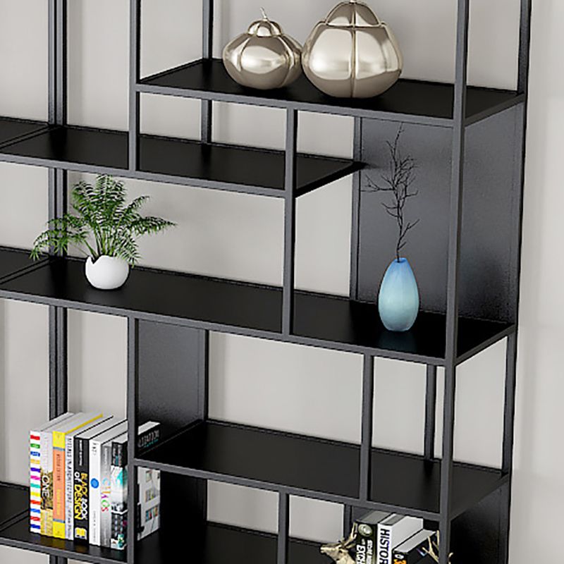 9.8" H Industrial Antique Finish Shelf Bookcase Etagere Metal Bookshelf