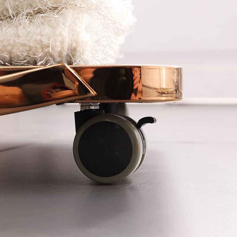 33.07" High Modern Prep Table Rolling Metal Prep Table for Home