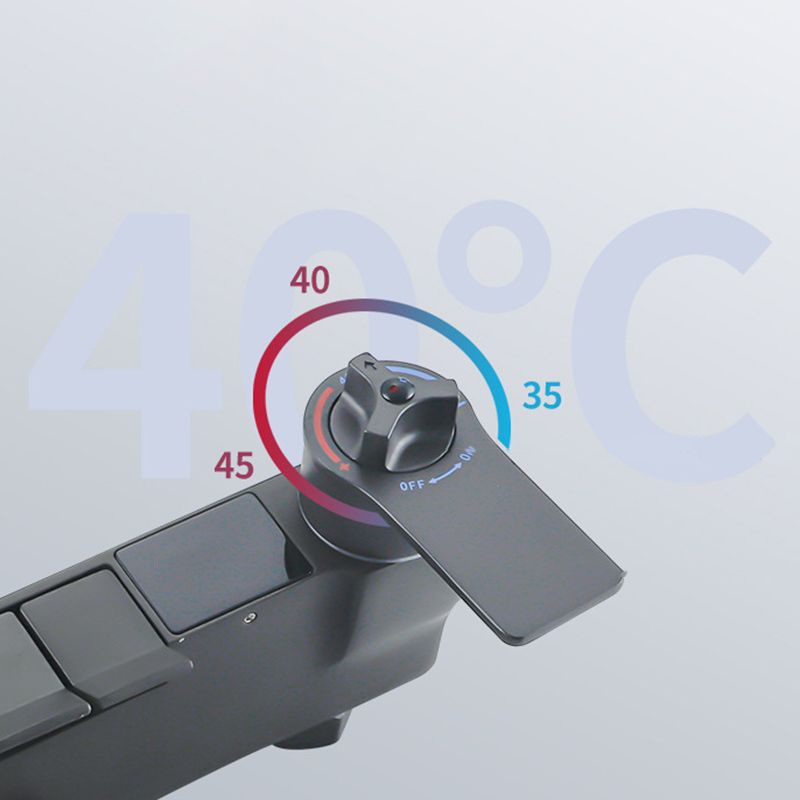 Modern Style Shower System Wall Mounted Spot Resist Handle Lever Shower System