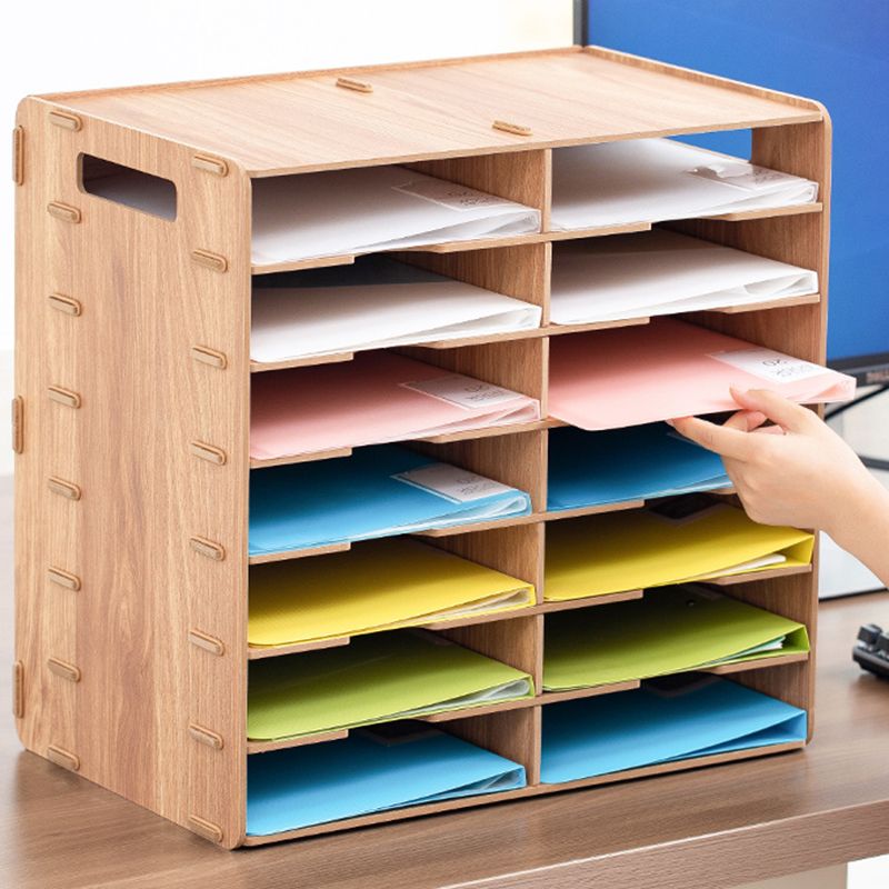 Modern Storage Filing Cabinet Wooden Frame File Cabinet for Office